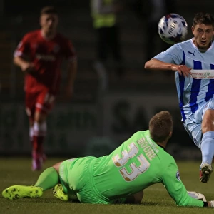Shaun Miller's Thrilling Goal Attempt vs. Cardiff City in Coventry City's Capital One Cup Clash
