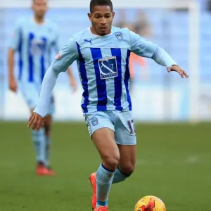 Simeon Jackson Scores the Winning Goal for Coventry City Against Chesterfield in Sky Bet League One at Ricoh Arena Simeon Jackson Scores the Winning Goal for Coventry City Against Chesterfield in Sky Bet League One at Ricoh Arena
