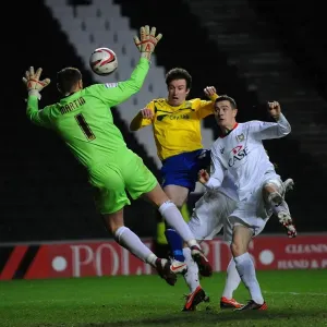 Stephen Elliott Scores Coventry City's Second Goal Against Milton Keynes Dons at StadiumMK Stephen Elliott Scores Coventry City's Second Goal Against Milton Keynes Dons at StadiumMK