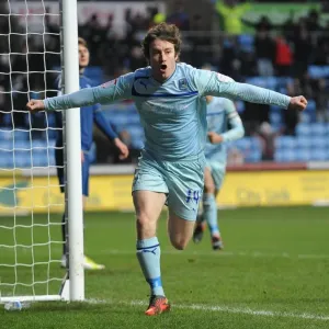 Stephen Elliott Scores Opening Goal for Coventry City vs Oldham in League One at Ricoh Arena Stephen Elliott Scores Opening Goal for Coventry City vs Oldham in League One at Ricoh Arena