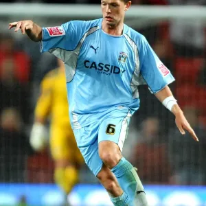 Stephen Hughes at Old Trafford: Coventry City's Battle in the Carling Cup Third Round Against Manchester United (September 2007) Stephen Hughes at Old Trafford: Coventry City's Battle in the Carling Cup Third Round Against Manchester United (September 2007)