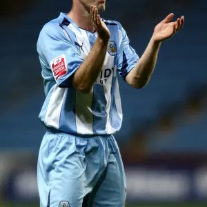 Stephen Wright in Action: Coventry City vs Aldershot Town in Carling Cup Round 1 at Ricoh Arena Stephen Wright in Action: Coventry City vs Aldershot Town in Carling Cup Round 1 at Ricoh Arena