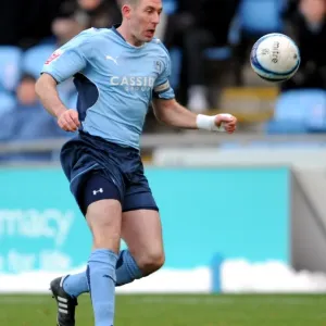 Stephen Wright in Action: Coventry City vs Barnsley, Championship Clash at Ricoh Arena (January 9, 2010)