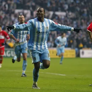Stern John's Euphoric FA Cup Goal Celebration vs. Middlesbrough (Ricoh Arena, 2006) Stern John's Euphoric FA Cup Goal Celebration vs. Middlesbrough (Ricoh Arena, 2006)