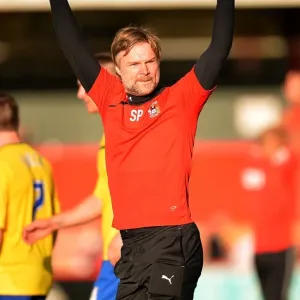 Steven Pressley and Coventry City Celebrate Sky Bet League One Victory at Lamex Stadium Steven Pressley and Coventry City Celebrate Sky Bet League One Victory at Lamex Stadium