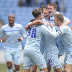 Thrilling Goal Celebration: Coventry City's Cyrus Christie Scores Against Doncaster Rovers, Npower League One (March 29, 2013) Thrilling Goal Celebration: Coventry City's Cyrus Christie Scores Against Doncaster Rovers, Npower League One (March 29, 2013)