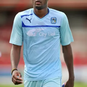 William Edjenguele in Action: Coventry City vs Accrington Stanley (Pre-Season Friendly) William Edjenguele in Action: Coventry City vs Accrington Stanley (Pre-Season Friendly)