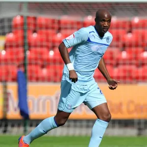 William Edjenguele in Action: Coventry City vs Crewe Alexandra, Npower Football League One (September 1, 2012)