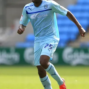 William Edjenguele in Action: Coventry City vs Stevenage, Npower League One, Ricoh Arena (2012) William Edjenguele in Action: Coventry City vs Stevenage, Npower League One, Ricoh Arena (2012)