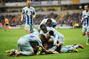 Images Dated 2013 October: Aaron Phillips Dramatic Equalizer: Coventry City vs