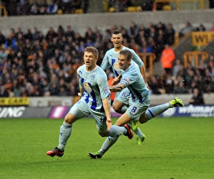 Images Dated 2013 October: Aaron Phillips's Dramatic Equalizer: Coventry City vs