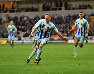 Images Dated 2013 October: Aaron Phillips's Equalizing Goal Celebration: Coventry City vs