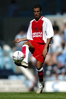 Images Dated 2005: Action-Packed Moment: Yazid Mansouri Faces Off Against Wolverhampton Wanderers (02-08-2003)