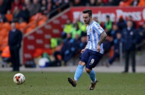 Season 2015-16 Prints: Adam Armstrong in Action: Coventry City vs Blackpool - Sky Bet League One