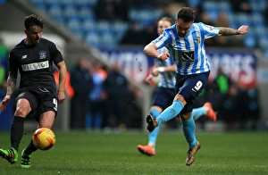 Football Soccer Full Length Prints: Adam Armstrong's Brace: Coventry City Thrash Bury 6-0 in League One (Ricoh Arena)