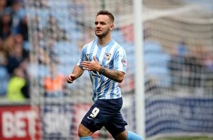 Images Dated 3rd October 2015: Adam Armstrong's Hat-Trick: Coventry City Crushes Shrewsbury Town in Sky Bet League One