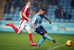 Images Dated 3rd November 2015: Adam Armstrong's Hat-Trick: Coventry City's Triumph over Barnsley in Sky Bet League One