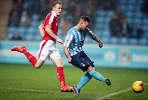 Images Dated 2015 November: Adam Armstrong's Hat-Trick: Coventry City's Triumph over Barnsley in Sky Bet League One (Ricoh Arena)