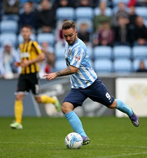 Images Dated 2015 October: Adam Armstrong's Strike: Coventry City vs Shrewsbury Town