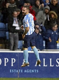 Images Dated 28th November 2015: Adam Armstrong's Thrilling First Goal for Coventry City in Sky Bet League One Against Doncaster