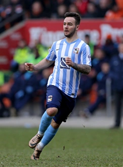 Season 2015-16 Prints: Adam Armstrong's Thrilling Performance: Coventry City's Victory Over Blackpool (Sky Bet League One)
