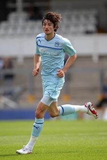 Images Dated 11th August 2012: Adam Barton in Action: Coventry City vs. Bristol Rovers - Pre-Season Clash