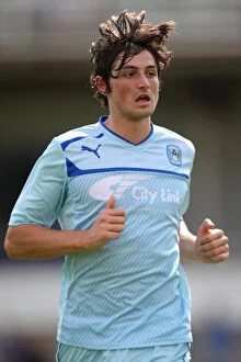 Images Dated 11th August 2012: Adam Barton in Action: Coventry City vs. Bristol Rovers - Pre-Season Clash at Memorial Ground