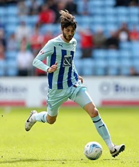 Images Dated 25th April 2015: Adam Barton in Action: Coventry City vs Crewe Alexandra, Sky Bet League One at Ricoh Arena