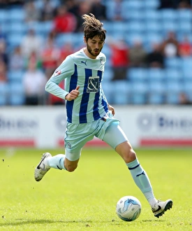Images Dated 2015 April: Adam Barton in Action: Coventry City vs Crewe Alexandra, Sky Bet League One at Ricoh Arena