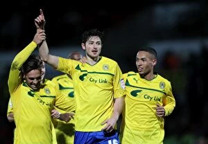 Images Dated 15th December 2012: Adam Barton's Four-Goal Blitz: Coventry City's R rout of Doncaster Rovers (15-12-2012)