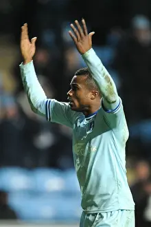 14-02-2012 V Leeds United, Ricoh Arena Prints: Alex Nimely Ignites Coventry City Fans Passion Before Second Penalty vs Leeds United (February 14)