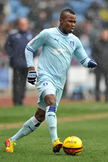 Images Dated 2012: Alex Nimely Scores the Dramatic Winning Goal for Coventry City against Ipswich Town (Npower Championship)