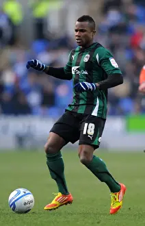 Images Dated 2012 February: Alex Nimely's Thrilling Winning Goal for Coventry City against Reading at Madejski Stadium (11-02-2012)