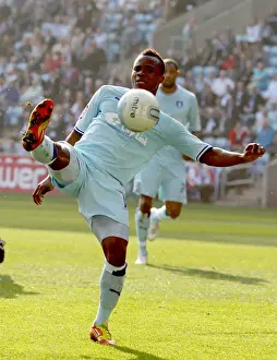 Images Dated 2012 March: Alex Nimely's Thrilling Winning Goal for Coventry City vs Portsmouth (Npower Championship)