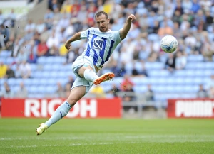Images Dated 2014 September: Andrew Webster's Strike at Ricoh Arena: Coventry City vs Yeovil Town (Sky Bet League One)