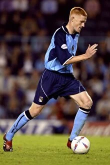 Images Dated 27th August 2003: Andrew Whing in Action for Coventry City Against Nottingham Forest (27-08-2003)
