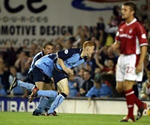 27-08-2003 v Nottingham Forest Collection: Andrew Whing's Equalizer: Coventry City vs. Nottingham Forest (Division One, 2003)