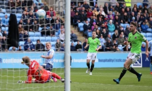 Andy Rose Scores Coventry City's Second Goal Against Sheffield United in Sky Bet League One (Ricoh Arena)