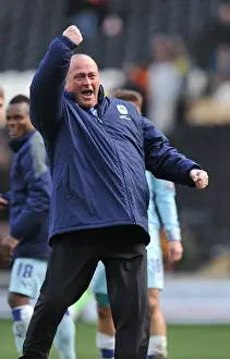 31-03-2012 V Hull City, KC Stadium Prints: Andy Thorn and Coventry City Celebrate Escape from Championship Relegation Zone after Victory against Hull City