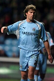 Images Dated 12th November 2007: Arjan De Zeeuw in Action: Coventry City vs. West Bromwich Albion - Championship Clash at Ricoh
