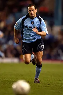 Images Dated 2003: AXA FA Cup Third Round Replay: Coventry City vs Cardiff City Showdown - Dean Holdsworth's Leadership