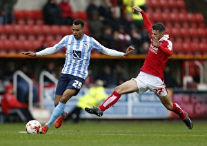 Images Dated 2015 October: Barry vs. Murphy: A Riveting Rivalry in Sky Bet League One - Swindon Town vs