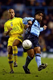 Images Dated 2003: Battle for the Ball: Coventry City vs