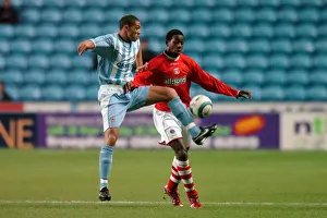 Images Dated 2005: Battle for the Ball: Coventry City vs Charlton Athletic in the Barclays Reserve League South (29-11-2005)