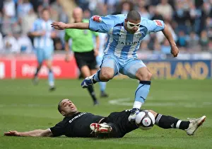 Images Dated 2009 March: Battle for the Ball: Coventry City vs. Chelsea in the FA Cup Sixth Round