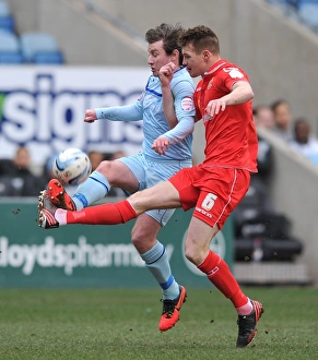 Images Dated 2013: Battle for the Ball: Coventry City vs. Crewe Alexandra in Npower League One
