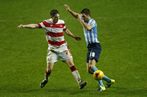 Battle for the Ball: Coventry City vs Doncaster Rovers in Sky Bet League One - Sam Ricketts vs Conor Grant
