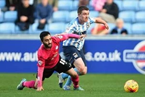Images Dated 31st October 2015: Battle for the Ball: Coventry City vs. Peterborough United in Sky Bet League One
