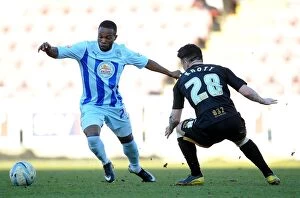 Sky Bet League One : Coventry City v Port Vale : Sixfields Stadium : 16-03-2014 Collection: Battle for the Ball: Coventry City vs Port Vale - Sky Bet League One