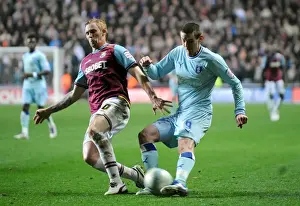 Images Dated 2011 November: Battle for the Ball: Jutkiewicz vs